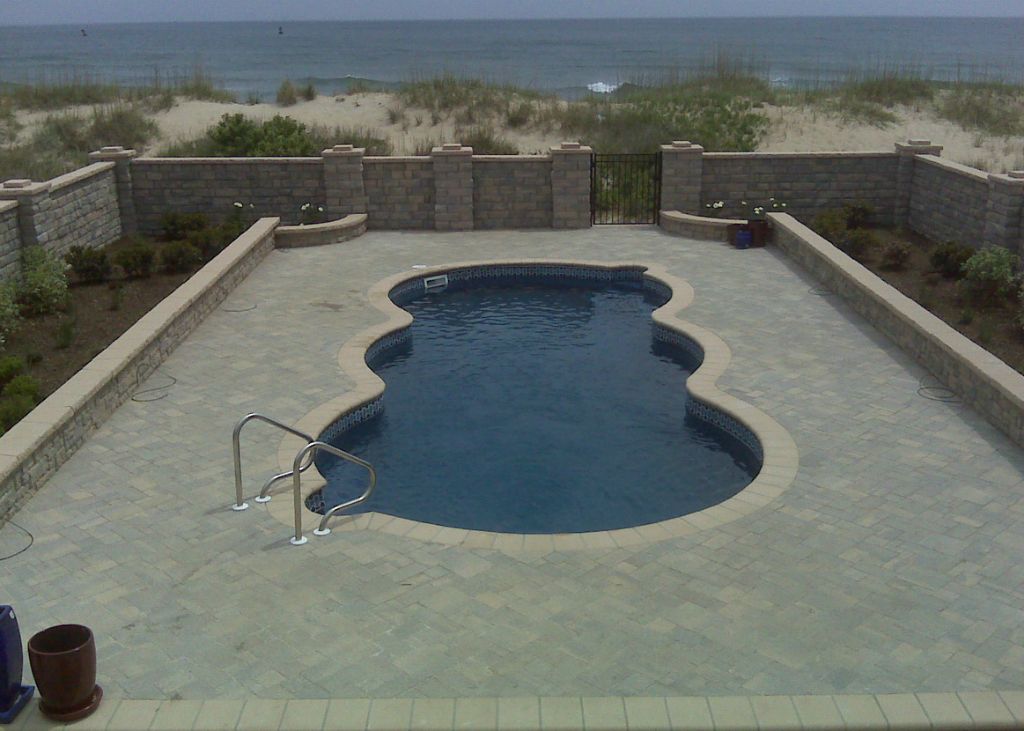 custom fiberglass pool