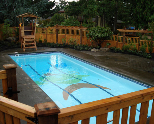 fiberglass pool rectangle