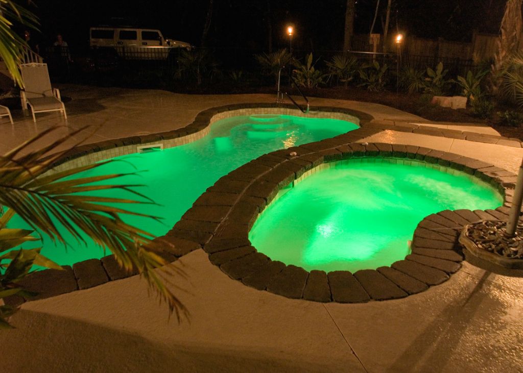 Blue Hawaiian Fiberglass Pools Natural