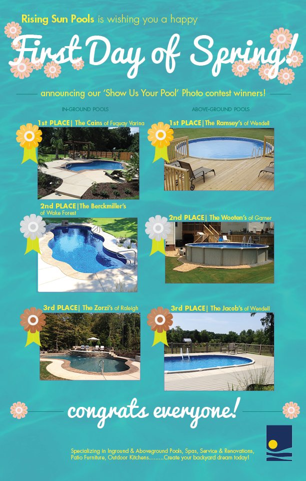 Show Us Your Pool Contest Winners