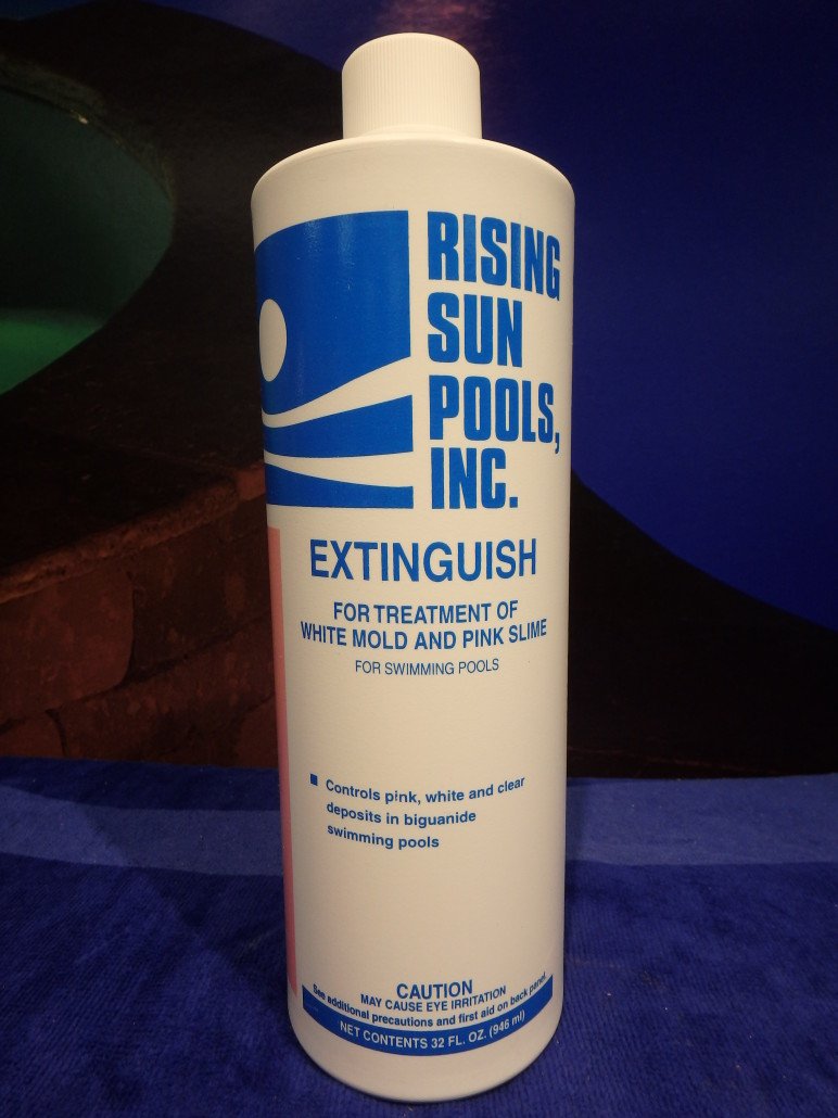 Pool Extinguish Speciality Algaecide RSP Rising Sun Pools & Spas Raleigh, NC