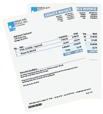 Service Invoice