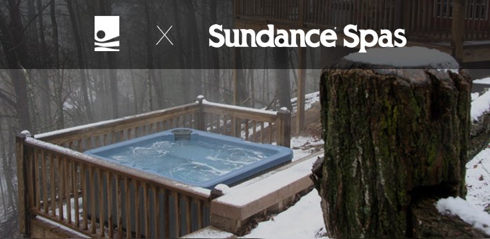 Sundance Spas Hot Tub in Snow