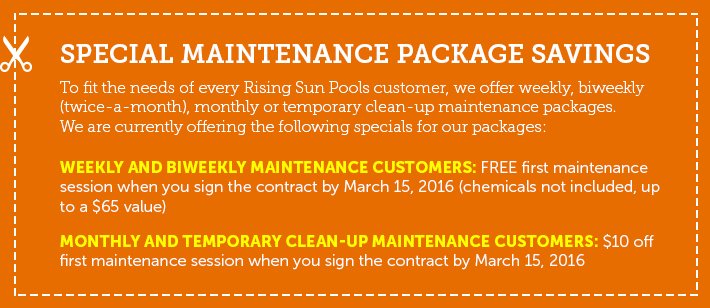 Maintenance Package coupon