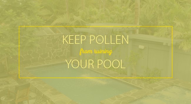 Keep Pollen from Ruining Your Pool