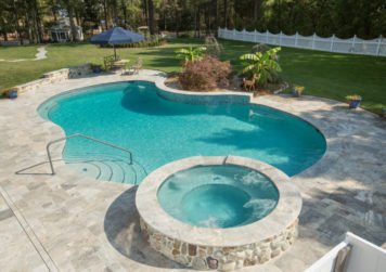in-ground above ground swimming pool rising sun pools and spas