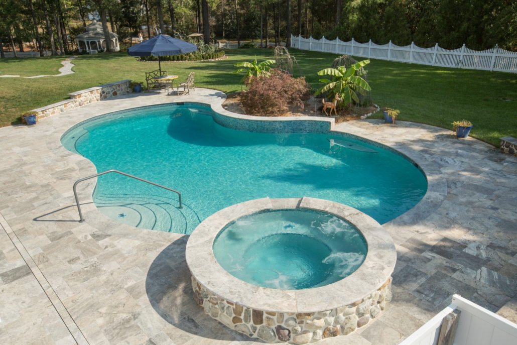 in-ground above ground swimming pool rising sun pools and spas