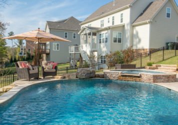 Pool and hot tub in backyard - Dave Severance