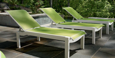 Rising Sun Pools outdoor sling furniture