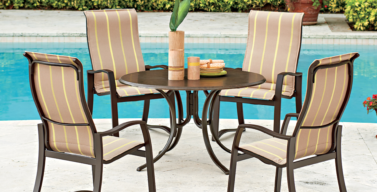 Rising Sun Pools outdoor sling furniture