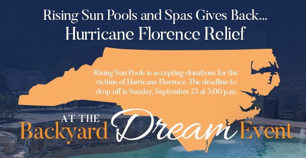 Backyard dream event Hurricane Florence