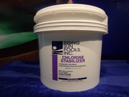 Rising sun pools and spas chlorine stabilizer