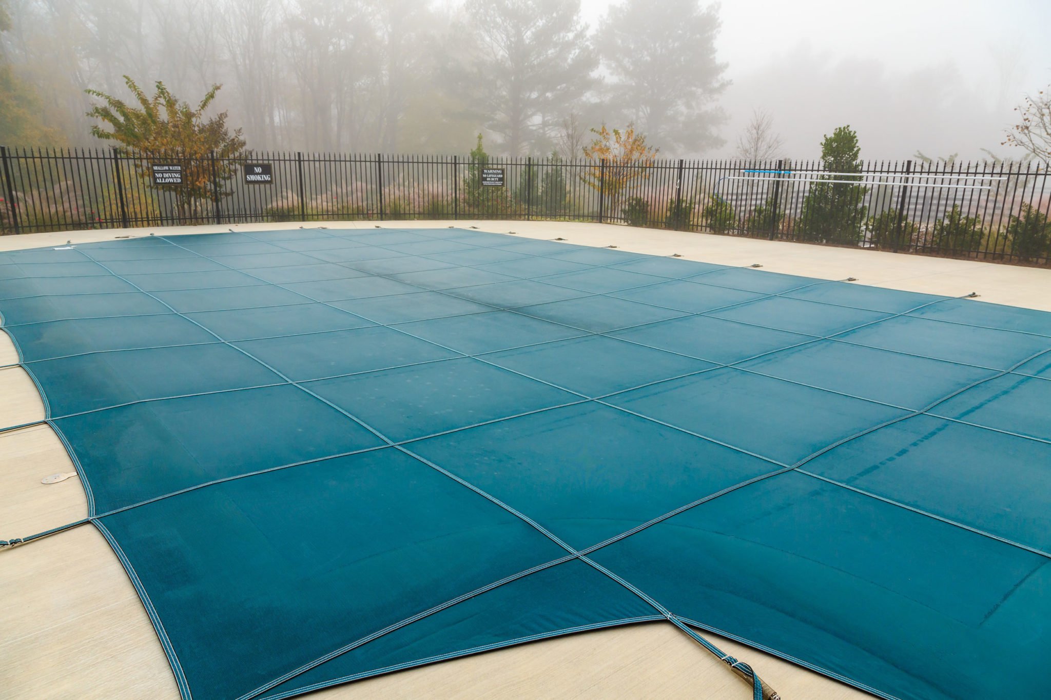 Pool with Cover - Rising Sun Pools & Spas