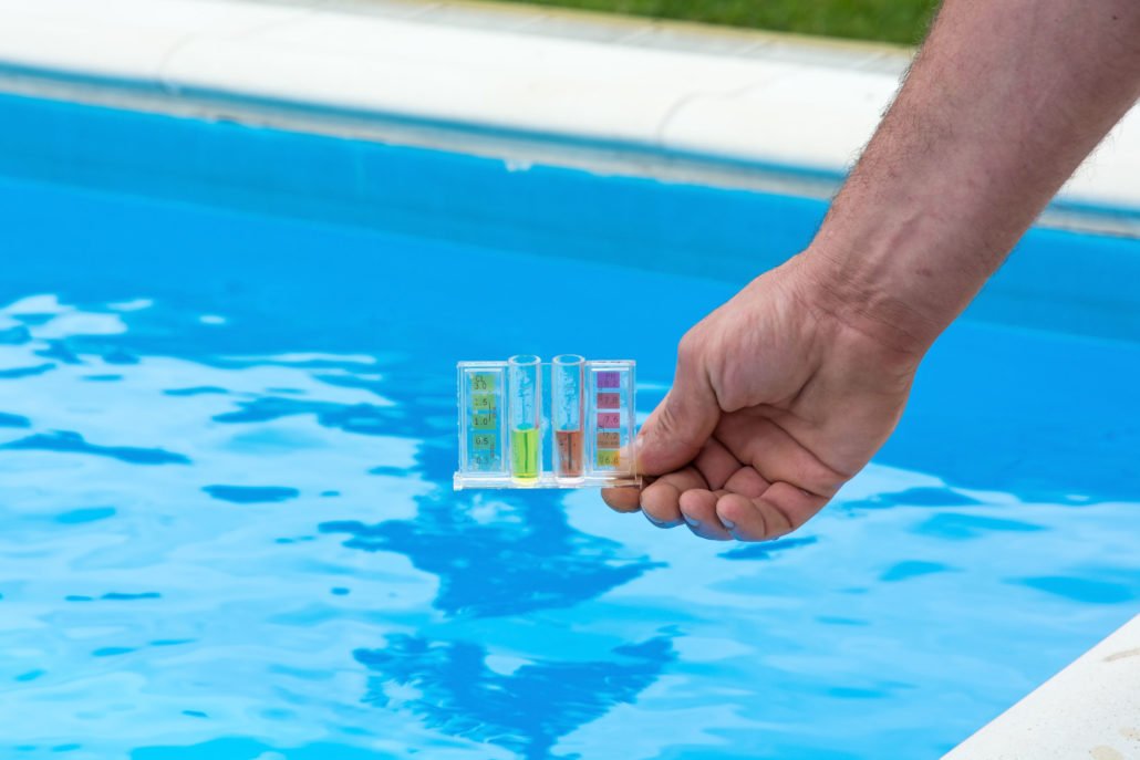 do you put chlorine in above ground pools
