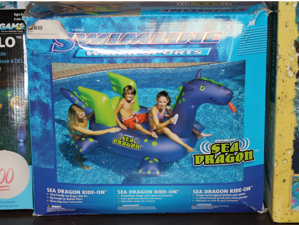 green dragon pool float