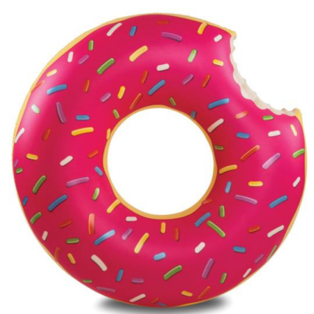 Giant Strawberry Frosted Donut Float