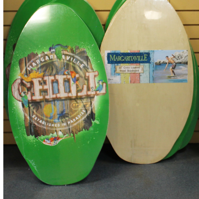 Margaritaville 35″ Wood Skimboard Green Rising Sun Pools & Spas