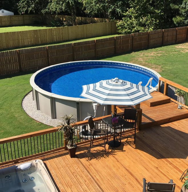 backyard above ground pools